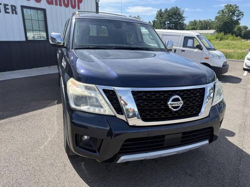Blue 2017 Nissan Armada Platinum 4x4 4dr SUV