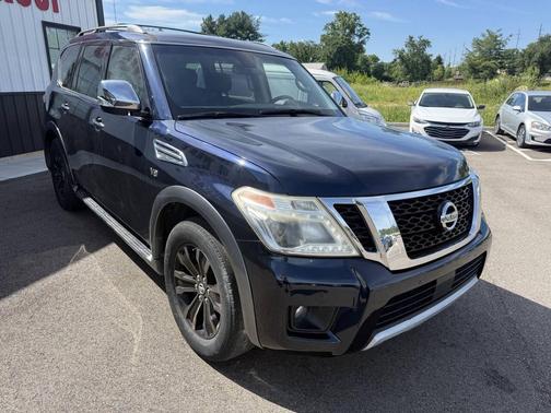 Blue 2017 Nissan Armada Platinum 4x4 4dr SUV