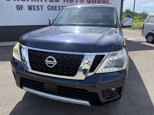 Blue 2017 Nissan Armada Platinum 4x4 4dr SUV