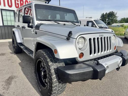 Silver 2012 Jeep Wrangler Unlimited Sahara