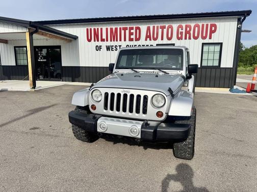 Silver 2012 Jeep Wrangler Unlimited Sahara