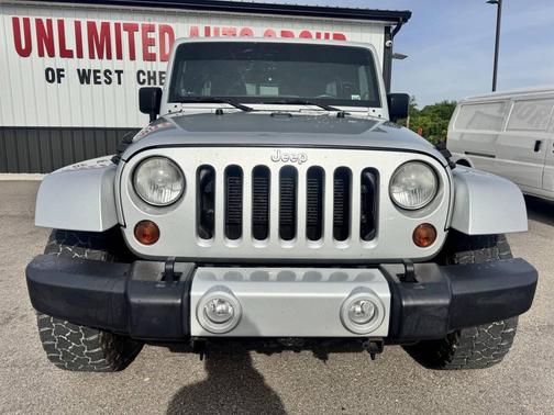 Silver 2012 Jeep Wrangler Unlimited Sahara
