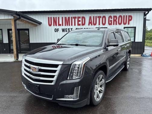 Gray 2017 Cadillac Escalade ESV Luxury