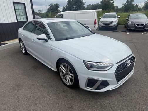 White 2022 Audi A4 45 S line Premium Plus