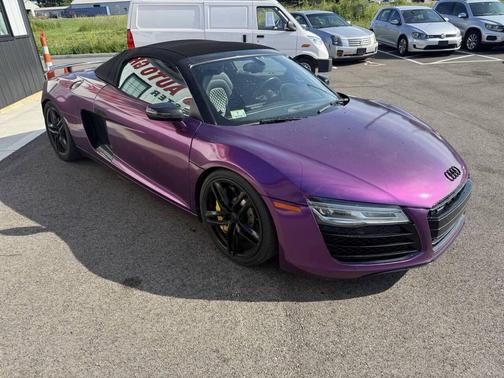 Black 2015 Audi R8 4.2