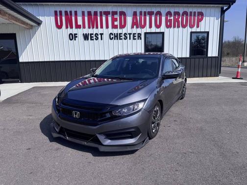 Gray 2018 Honda Civic LX