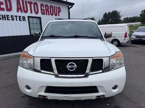White 2014 Nissan Armada Platinum 4x4 4dr SUV