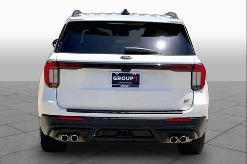 Star White Metallic Tri-Coat 2025 Ford Explorer ST