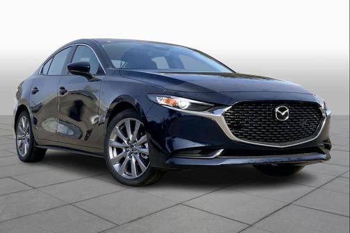 Deep Crystal Blue Mica 2026 Mazda Mazda3 FWD w/Preferred Package
