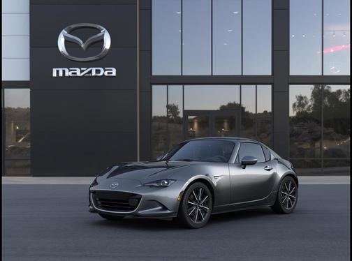 Gray 2026 Mazda MX-5 Miata RF Grand Touring