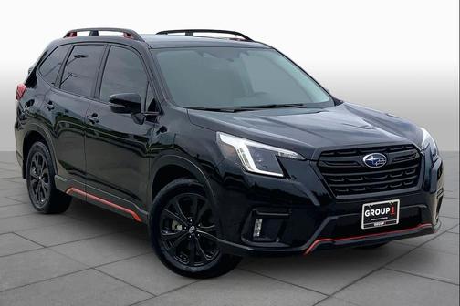 Crystal Black Silica 2023 Subaru Forester Sport
