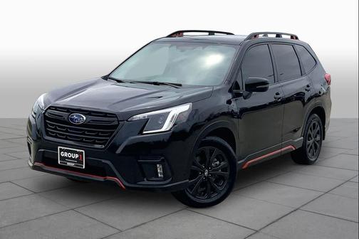 Crystal Black Silica 2023 Subaru Forester Sport
