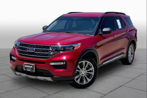 Rapid Red Metallic Tinted Clearcoat 2020 Ford Explorer XLT