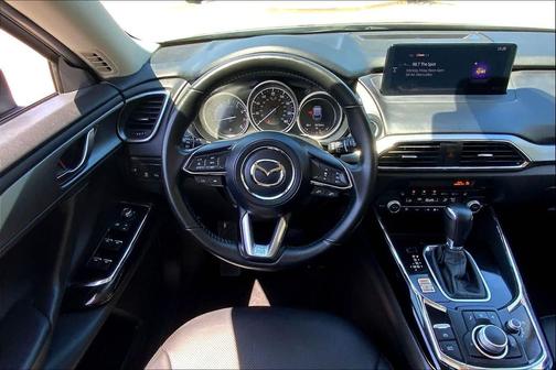 Sonic Silver Metallic 2023 Mazda CX-9 Touring