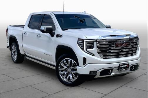 White Frost Tricoat 2023 GMC Sierra 1500 Denali