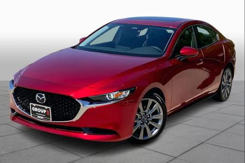 Soul Red Crystal Metallic 2025 Mazda Mazda3 FWD w/Preferred Package