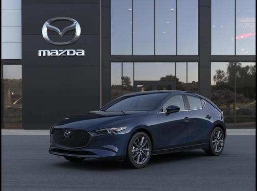 Deep Crystal Blue Mica 2026 Mazda Mazda3 FWD w/Preferred Package