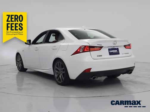 White 2015 Lexus IS 350