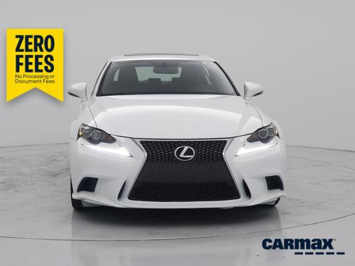 White 2015 Lexus IS 350