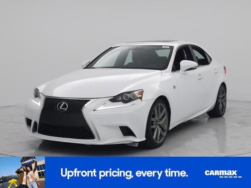 White 2015 Lexus IS 350