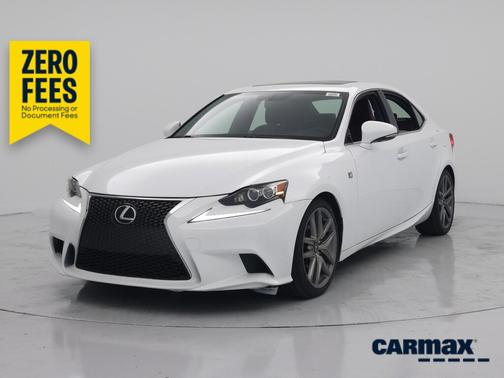 White 2015 Lexus IS 350