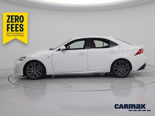 White 2015 Lexus IS 350