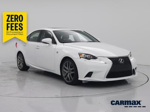 White 2015 Lexus IS 350