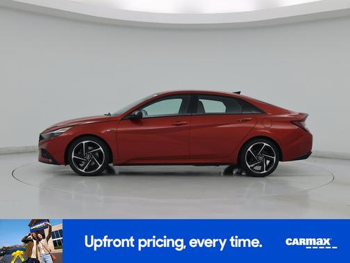 Red 2021 Hyundai ELANTRA N Line
