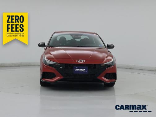 Red 2021 Hyundai ELANTRA N Line