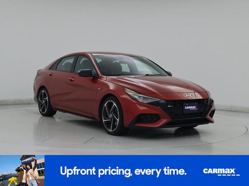 Red 2021 Hyundai ELANTRA N Line