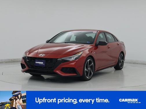 Red 2021 Hyundai ELANTRA N Line