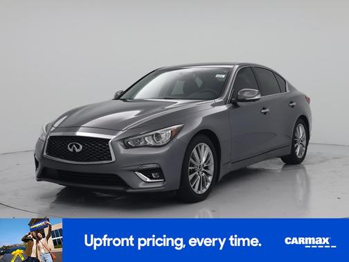 Gray 2024 INFINITI Q50 Luxe