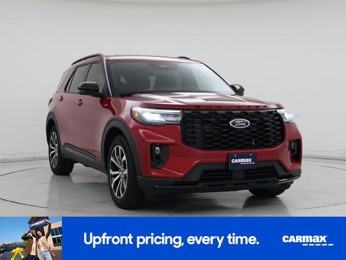 Red 2025 Ford Explorer ST-Line
