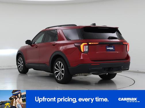 Red 2025 Ford Explorer ST-Line