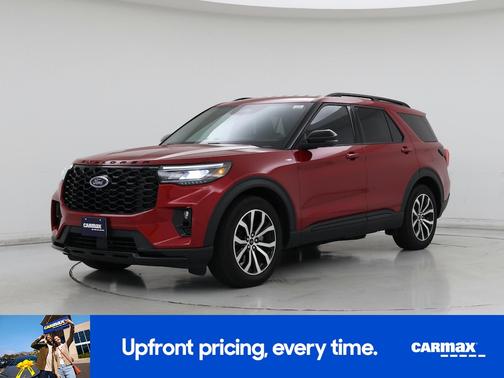 Red 2025 Ford Explorer ST-Line