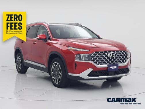 Red 2023 Hyundai SANTA FE HEV Limited