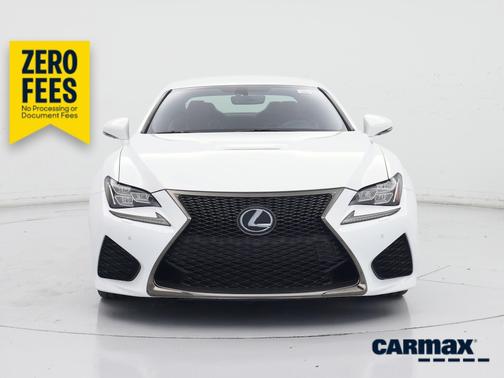 White 2015 Lexus RC F