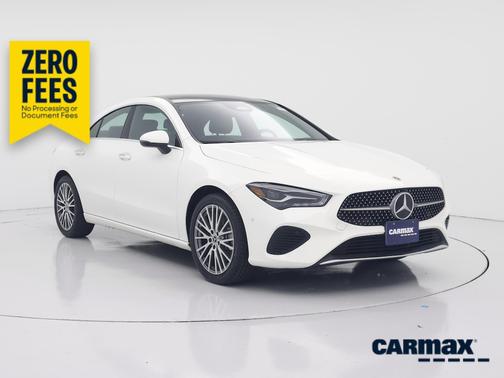 White 2025 Mercedes-Benz CLA 250