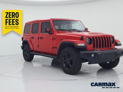 Red 2022 Jeep Wrangler Unlimited Sahara Altitude