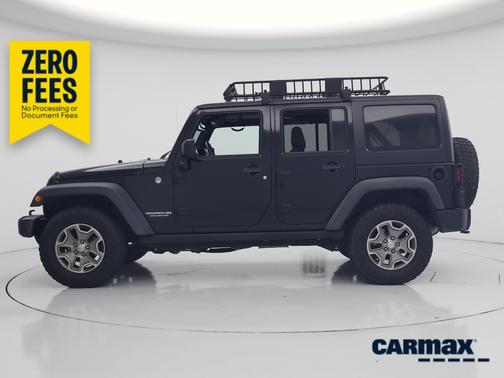 Black 2015 Jeep Wrangler Unlimited Rubicon