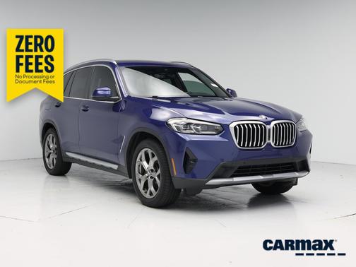 Blue 2022 BMW X3 XDrive30i