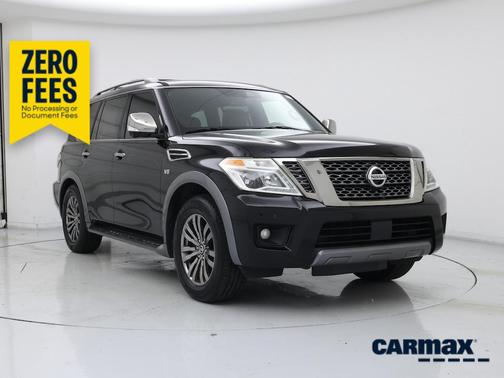 Black 2018 Nissan Armada Platinum