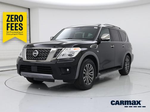 Black 2018 Nissan Armada Platinum