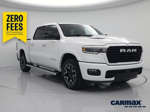 White 2025 RAM 1500 Laramie