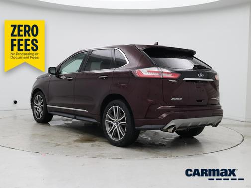 Burgundy 2019 Ford Edge Titanium