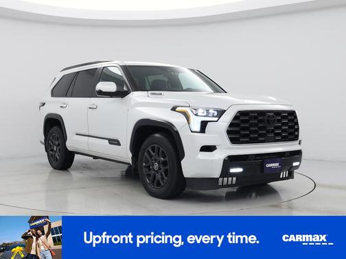 White 2024 Toyota Sequoia Platinum