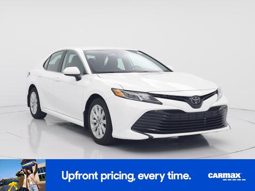 White 2020 Toyota Camry LE