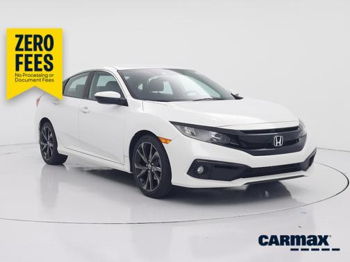 White 2021 Honda Civic Sport
