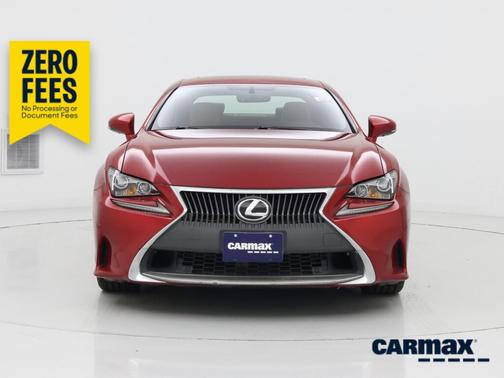 Red 2016 Lexus RC 200t