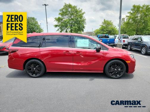 Red 2025 Honda Odyssey Sport-L